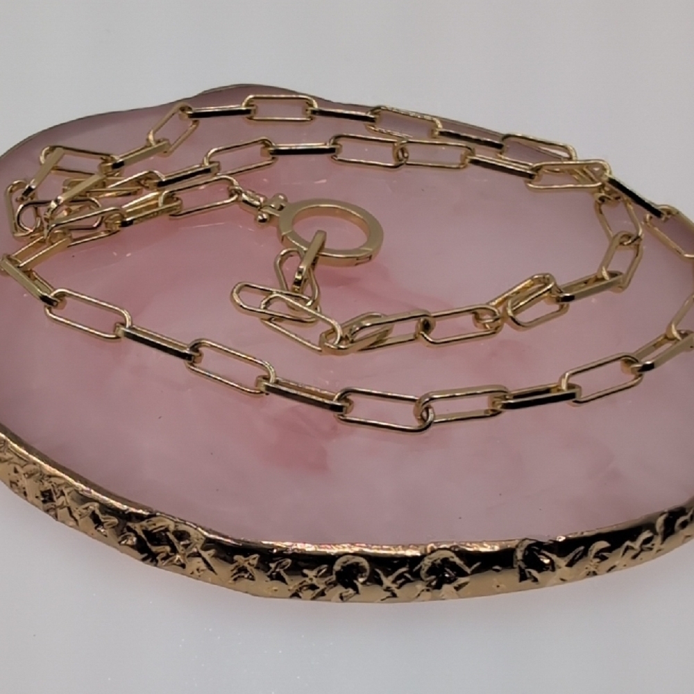 Gorjana Parker Paperclip Necklace NWOT A2 - Picture 2 of 7